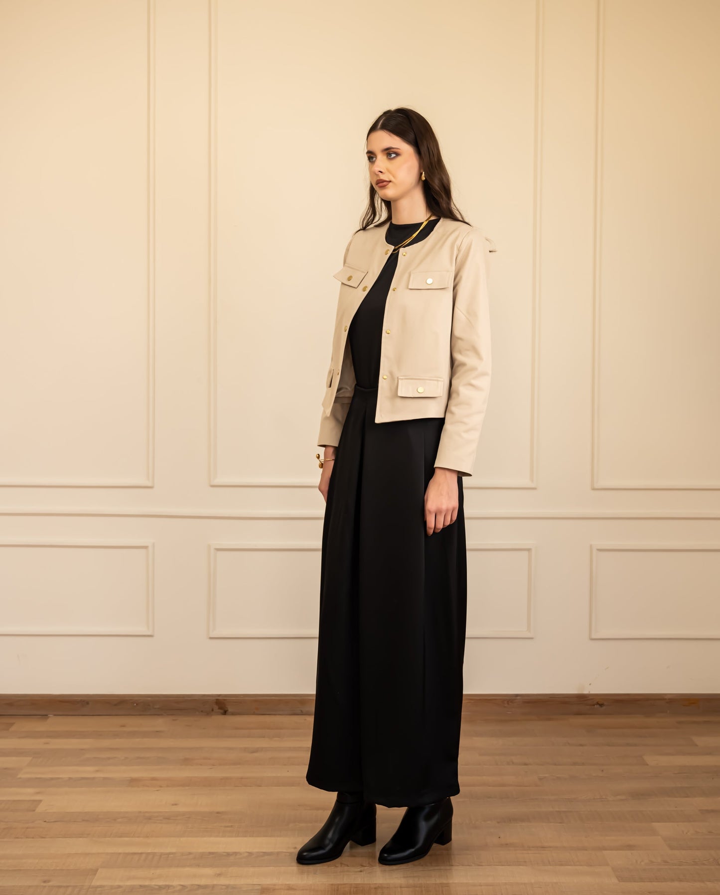 SATIN WIDE LEG PANT