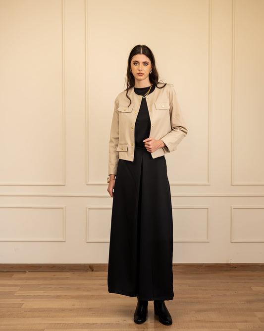 SATIN WIDE LEG PANT