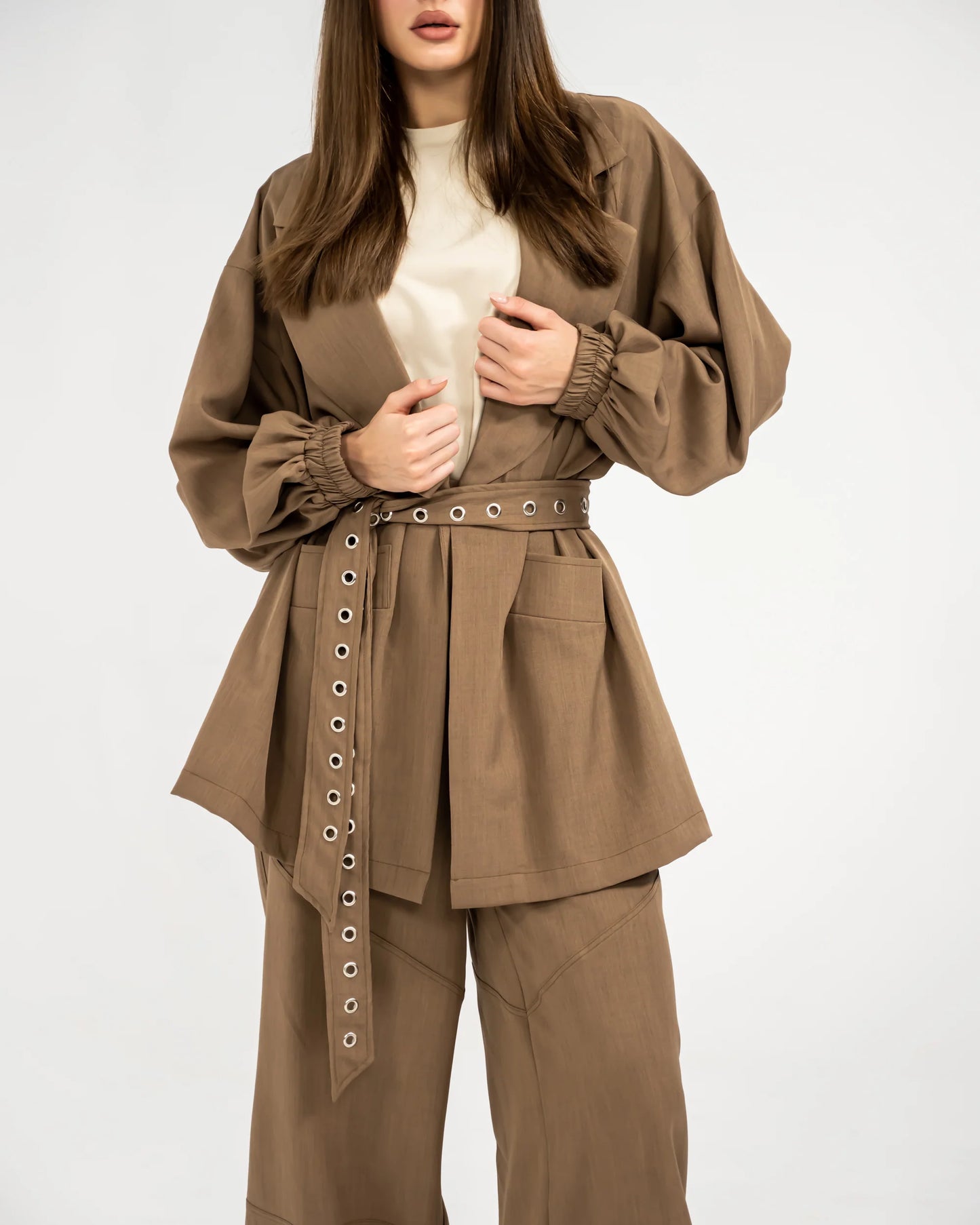 Sweatpants -Brown