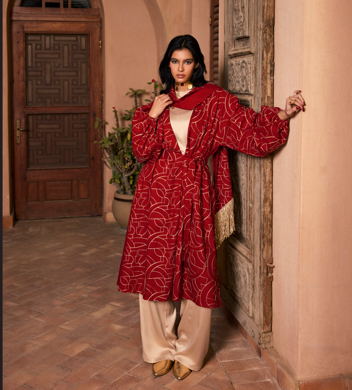 DAII CARDIGAN-MAROON