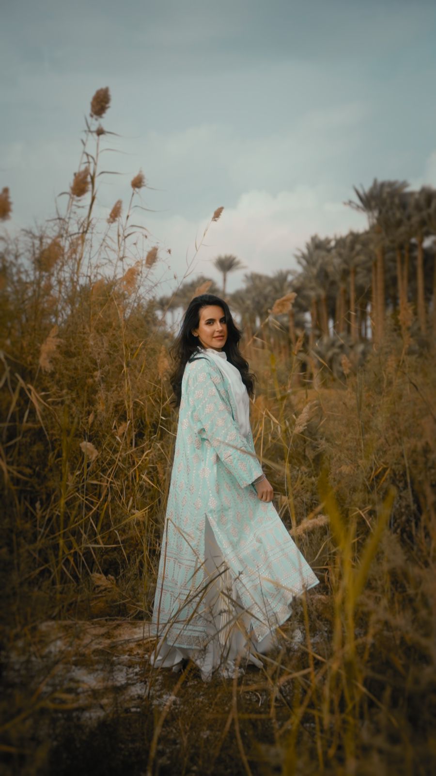 SEHR KAFTAN-MINT GREEN