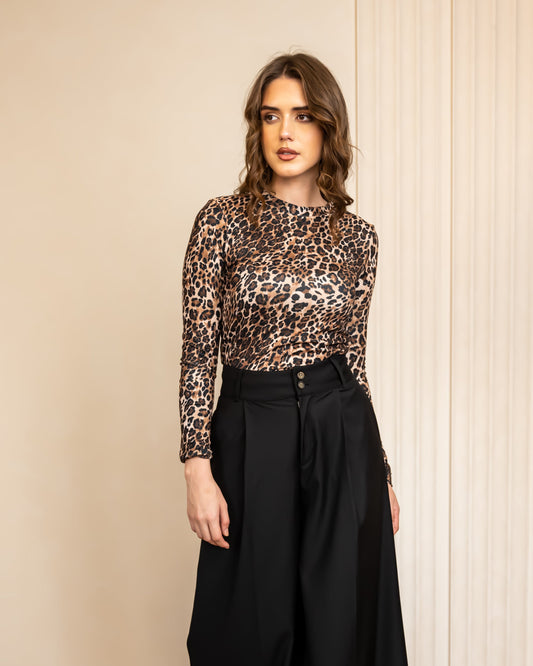 Tiger Top-BROWN
