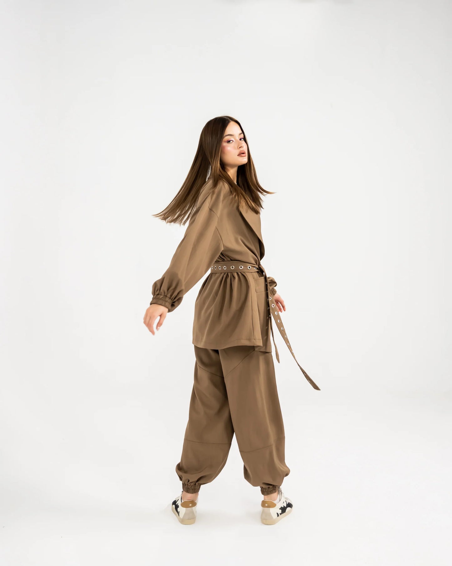 Sweatpants -Brown