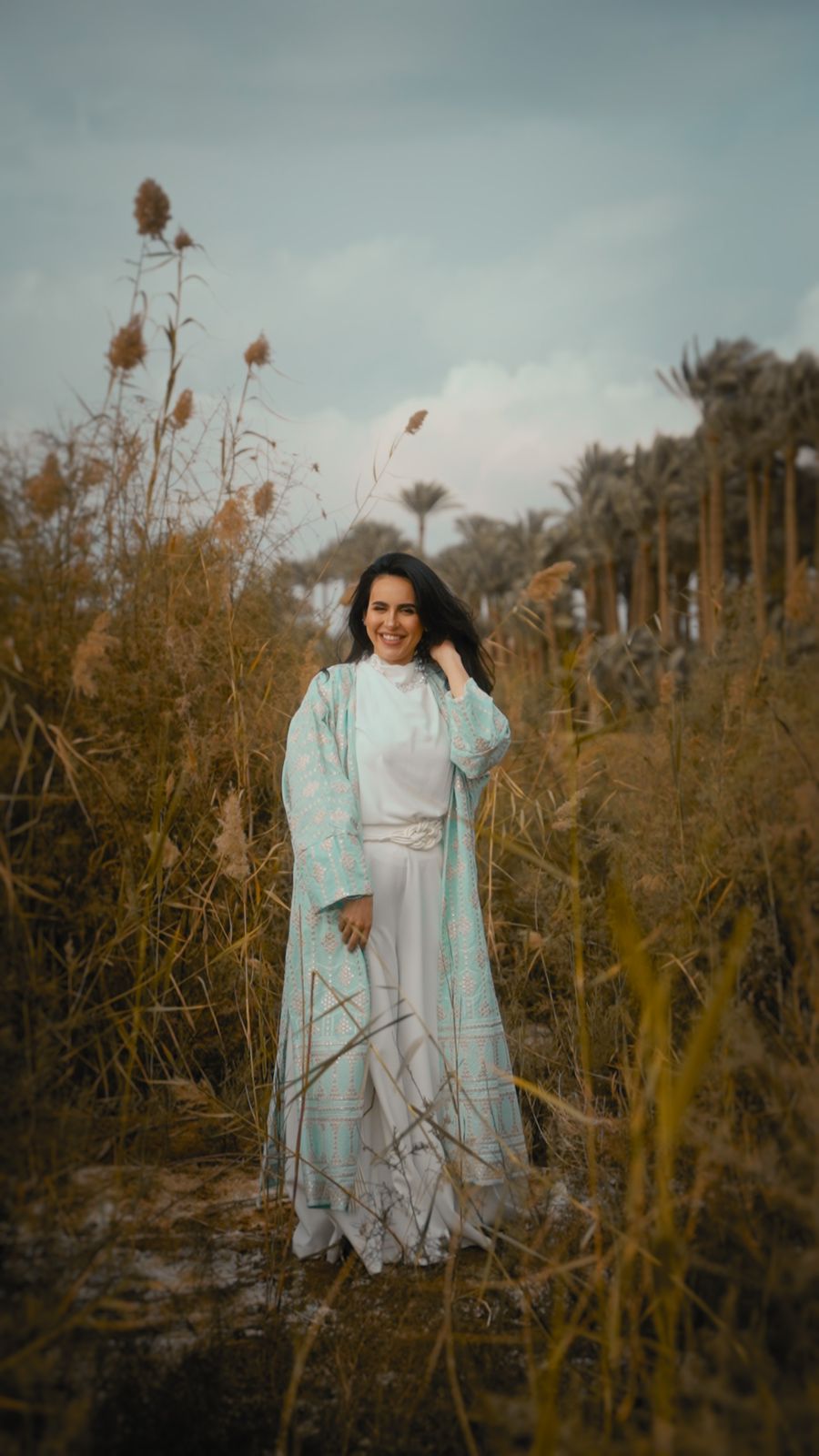 SEHR KAFTAN-MINT GREEN